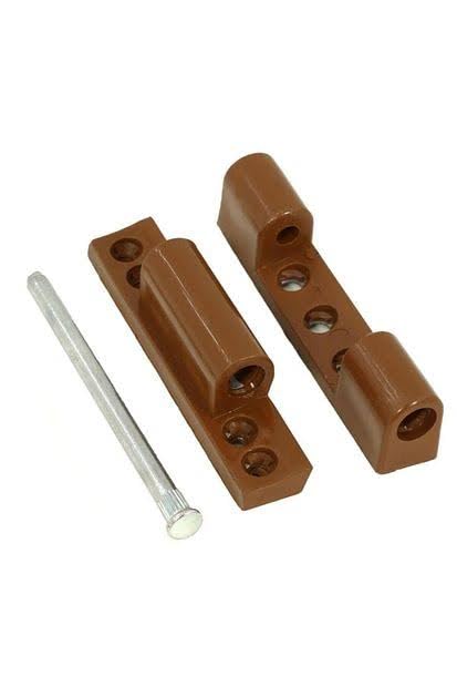 PVC Pencere Menteşesi, Kahverengi, 74mm, Pimapen Uyumlu