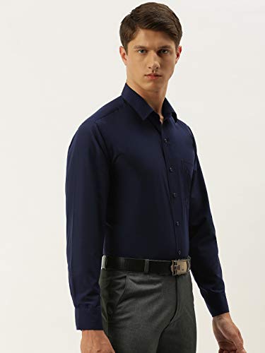 Image of English Navy Men Dress Shirt
