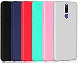6 Pack Premium Funda TPU, Diseñado especialmente para Huawei Mate 10 Lite, fabricada con material de silicona ultra delgado y ligero y flexible.