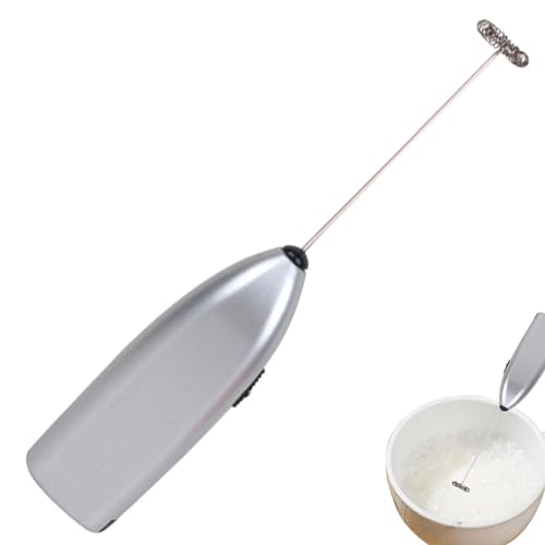 Batidor de café eléctrico - Cafetera espumosa portátil | espumador de leche manual, batidora eléctrica de espuma para una preparación rápida y perfecta del café