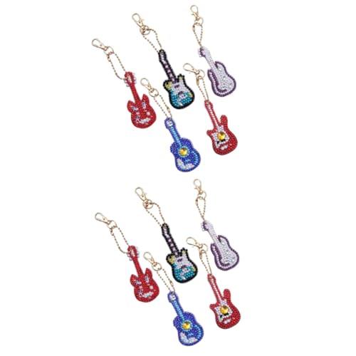 Pendentifs pour bijoux artisanaux et porte-clés à perles peintes colorées