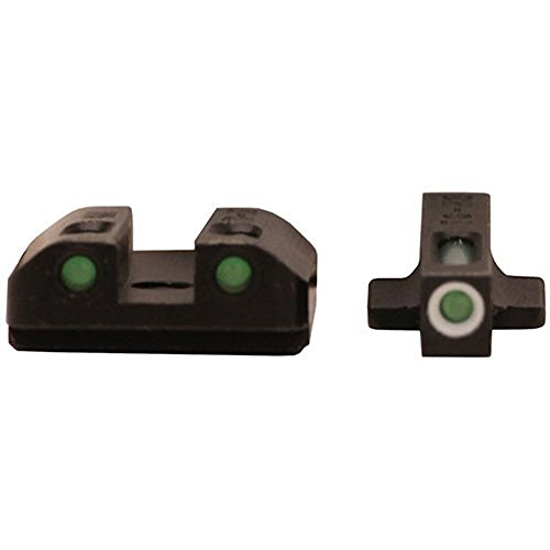 Image of TRUGLO TFX Handgun Sight | Durable Shock-Resistant Compact Brightly Glowing Tritium & Fiber-Optic Xtreme Day /Night Sight for Handguns