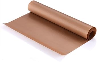 Baking Mats, Oven Liners for Electric Oven Bottom, Extra Large Oven Liners, Reduce Spills, Waterproof. Reusable to Keep Oven Clean, 16x24'' Set of 6 Pads, Brown.