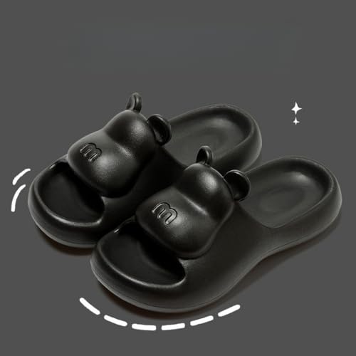 Cute Bear Slippers Summer Feeling Soft Platform Non-Slip Sandals Antislip Indoor Outdoor Slippers kawaii Gifts for Women Men2