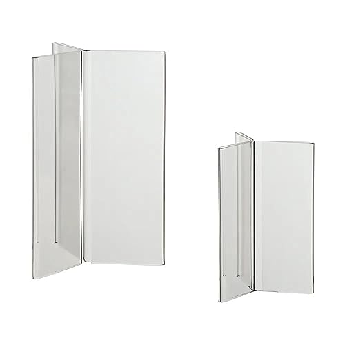 5x Acryl-Y-Ständer DIN A6 (3x) / Tischaufsteller/Mehreckständer