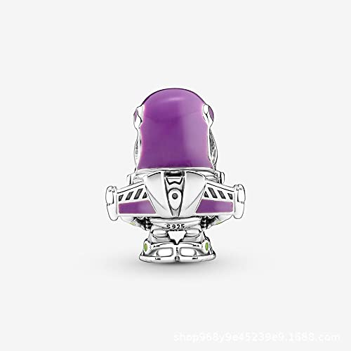 Lightyear Charm 925 Sterling Silver Pendant,Jewelry Beads Gifts for Women Bracelet&Necklace A01144
