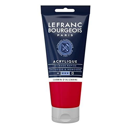 Lefranc Bourgeois Acrílico, Alizarin Karmin, 80ml Tube