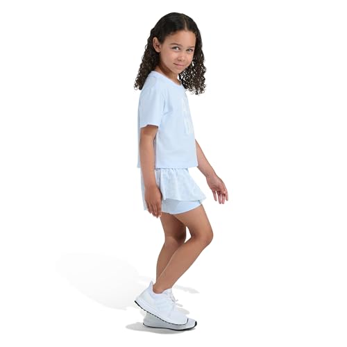 Image of adidas Baby Girls' Tee and Flowy Short Set