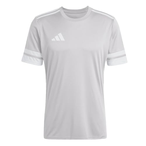 adidas Homme Squadra25 Jersey Short Sleeve Shirt, Team Light Grey/White, XXL
