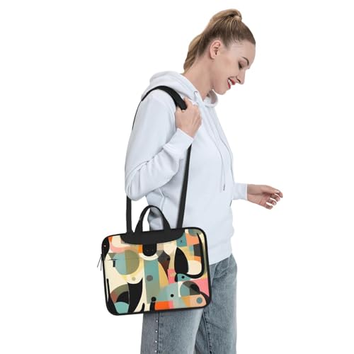 Sac ordinateur portable chat art moderne anti-choc pour éviter les rayures