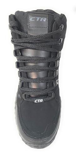 Image of ADD GEAR Coasters CTR - HIGH Ankle - Trekking Waterproof Shoes Anti-Skid Hiking, Sahyadri Mountain Boots for Men and Women in Action - RUB-600 (Black)