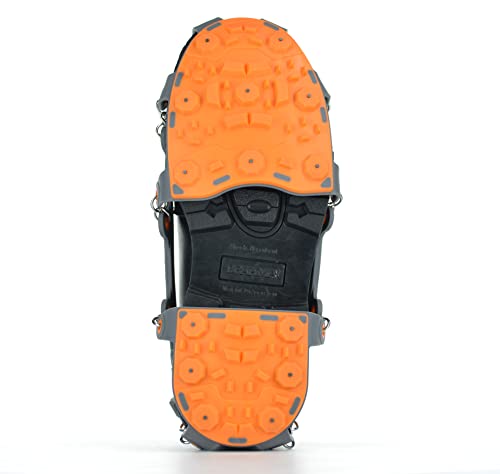 Winter Walking Ice Beast Low-Pro, Heavy-Duty Industrial Grade Traction Aid for Walking on Snow and Ice, Size XX-Large (1 Pair)