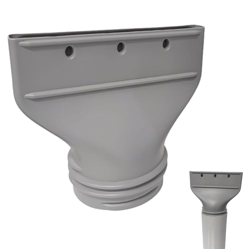 Generisch Flacher Klimaanlage Abluftschlauch Adapter, Klimaanlage Schlauch Adapter für 150mm Durchmesser Abluftschlauch Klimagerät Fenster, für...