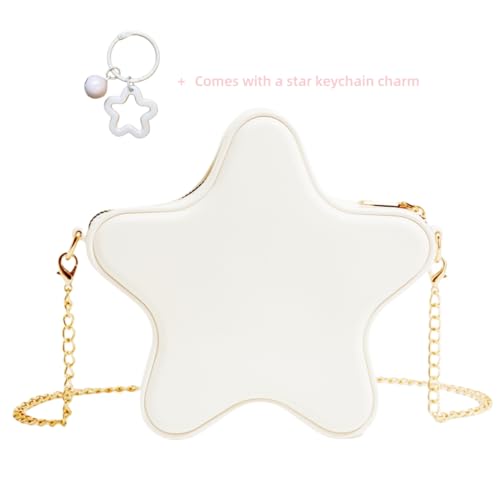 Image of Women's Mini Star Tote Bag, Women's Cute PU Leather Hobo Bag Chic Star Crossbody