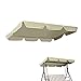 PJDDP Hollywoodschaukel Dachbezug,wasserdichtes 600D Oxford Ersatzdach für Hollywoodschaukel 3 Sitzer,Dach Gartenschaukel Bezug reißfeste Sonnendach für Hängematte,Beige,195X125CM/76X49IN 19 x günstig Kaufen-PJDDP Hollywoodschaukel Dachbezug,wasserdichtes 600D Oxford Ersatzdach für Hollywoodschaukel 3 Sitzer,Dach Gartenschaukel Bezug reißfeste Sonnendach für Hängematte,Beige,195X125CM/76X49IN