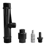 Advokingtap Dispositivo del inyector de la irrigación Venturi del aplicador del fertilizante de 2 pulgadas para los sistemas de riego del jardín