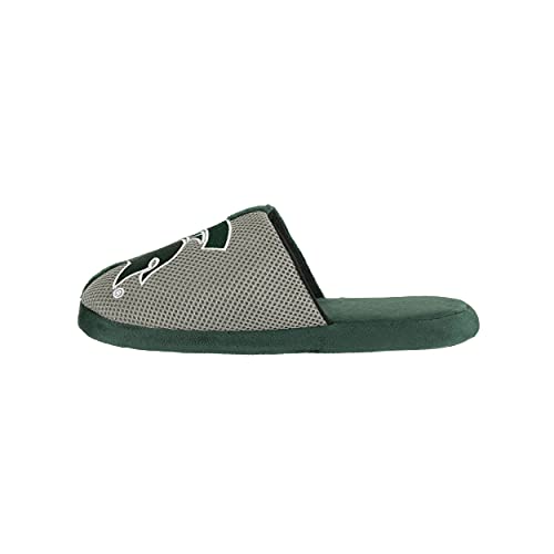 Image of FOCO Oklahoma Sooners NCAA Mens Team Logo Staycation Slippers
