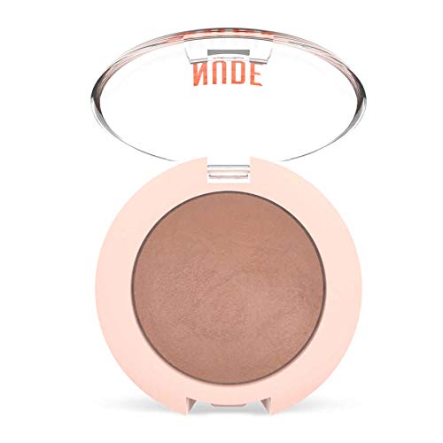 Golden Rose Nude Look Matte & Pearl Baked Eyeshadow Pearl (Caramel Nude)