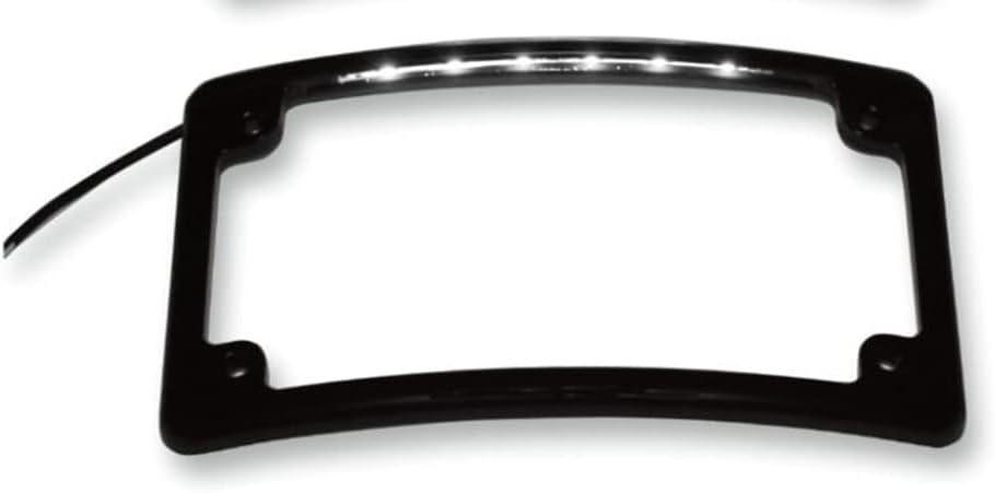 Custom Dynamics LPF-RAD-B-LP License Plate Frame (Radius-Style Black)