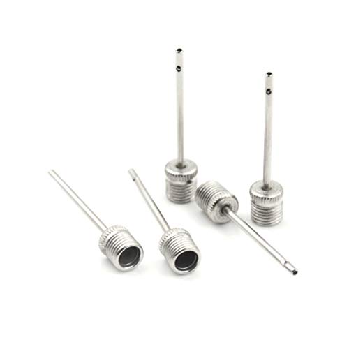 5 agulhas de bomba de bola, agulhas infláveis, pacote de agulhas de bomba de ar para bola de futebol