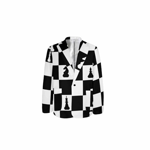 Men Blazer Jacket Au-Tumn Plaid Textiles Men's Casual Blazer Slim Fit Suit Jackets One Button Light Sport Coat4