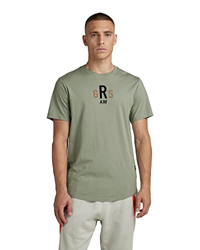 G-Star Raw Lash Back Graphic T-Shirt , Camisetas Para Hombre, Azul Iceberg Green D21565-336-C959 , Xs G-Star Raw Lash Back Graphic T-Shirt , Camisetas Para Hombre, Azul Iceberg Green D21565-336-C959 , Xs