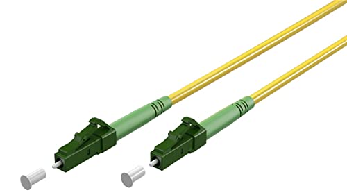 Goobay 59636 Glasfaserkabel (FTTH) / Singlemode (OS2) Simplex/LC APC (8°) Stecker auf LC-APC (8°) Stecker/Lichtwellenkabel / 30 Meter