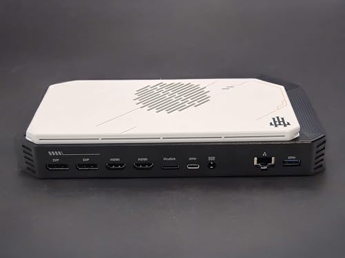 Image of Alpha eGPU by HalTech - External Graphics Card and Storage Expansion Thunderbolt Dock, AMD Radeon RX 7600M XT, Up to 4TB NVME SSD + 2TB SD Storage. First Indian GPU!