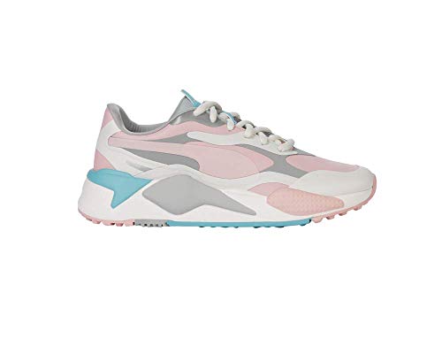PUMA Women's Rs-G Golf Shoe, Vaporous Gray-Peachskin-High Rise, 7
