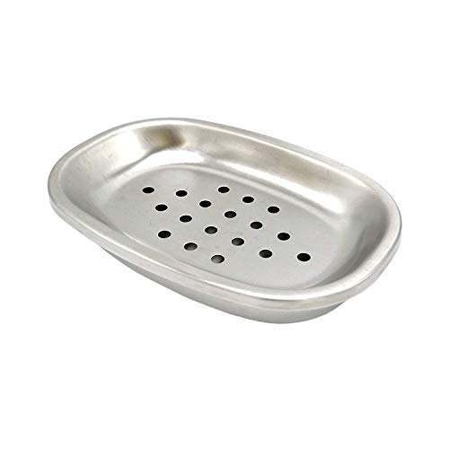 Kznifmk Jabonera Acero Inoxidable Cocina BañO Ducha Jabonera Bandeja Doble Capa