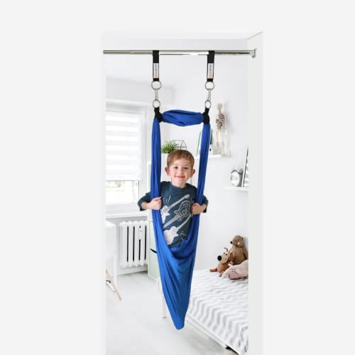 Dreamgym Doorway Sensory Swing Kit - Blue Compression Swing - 95 Cotton #TOP4