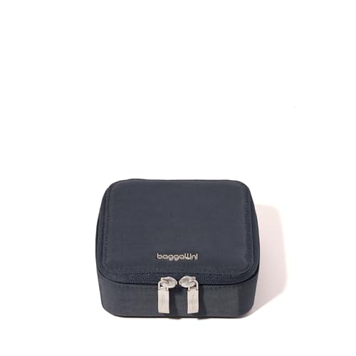 Travel Jewelry Box - Lightweight 4.7”x4.7”x1.9” Travel Jewelry Case