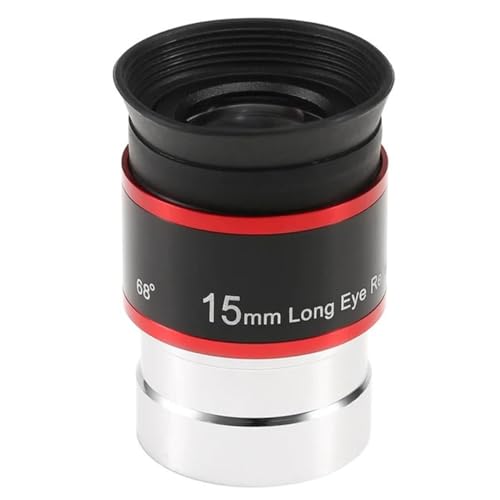 Accesorios para telescopios con ocular de 15mm de 68 grados y lente planetaria acromática