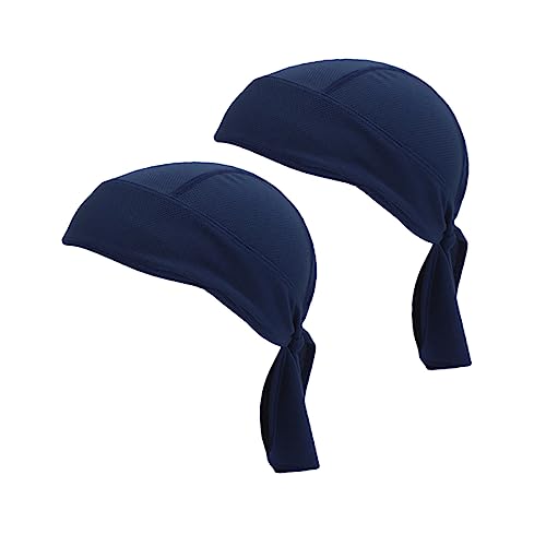 Ipetboom 2-Piece Sports Riding Hat Headscarf Set Breathable Quick-Dry Uv for Outdoor Activities (Dark)