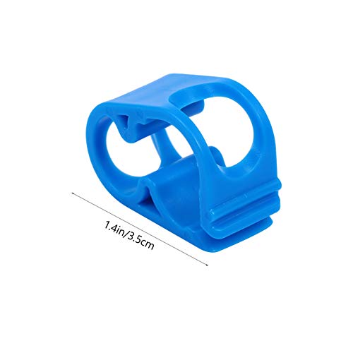 ULTECHNOVO Braçadeiras de Tubo de Plástico 24Pcs Braçadeira de Tubo Ajustável Braçadeira de Mangueir