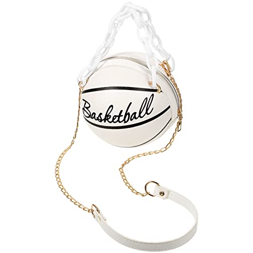 GALPADA Fashionable Basketball Shape Handbag Pouch Crossbody Trendy Bag