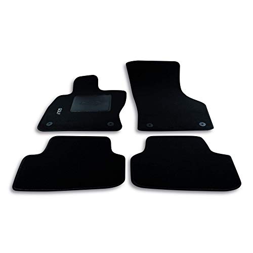 Bottari 39102 Set Tappeti Auto Su Misura In Moquette Per Modello Golf Produzione Dal 2013 Ad Oggi , Nero, 4 Pezzi