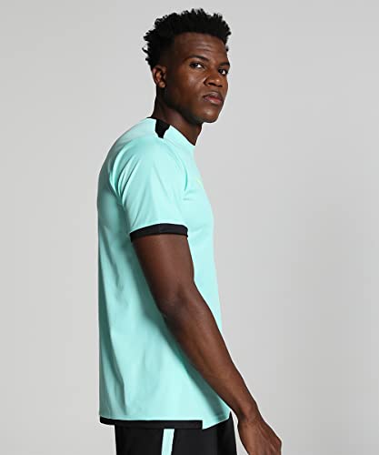 Image of Puma Men's teamLIGA Football Jersey | Lightweight and Sweat Proof Polyester Sports Crew Neck Training T-Shirt for Men | Breathable Athletic T-Shirt for Football & Sports