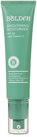 Bolden SPF 30 Brightening Face Moisturizer with Vitamin C | Broad Spectrum UVA/UVB Sunscreen | Applies Clear w