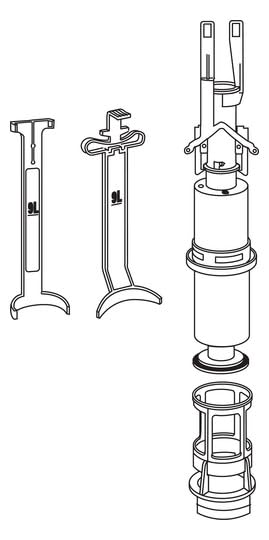 Mepa 590785 SC - Válvula de desagüe para cisterna de descarga (modelo A12, todos los modelos/E11-E21-E31)