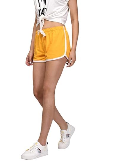 Image of KOTTY Women's Night Shorts (YellowGrey, 34)