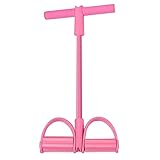 NFEGSIYA Pedal Zugseil Widerstandsbänder Fitness Elastische Zug Seile Übungserie Ruderer Bauch Home Gym Sport Elastische Bands for Workout Fitnessgeräte (Color : Type B-Pink)