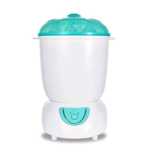 MRWJ Biberon Stérilisateur, Grande capacité électrique Micro-Ondes stérilisateur à Vapeur Anti-Vapeur à Sec Pot pour la Plupart biberon Chauffe-Plat Chauffe-supplément