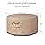 QH.HOME Fire Pit Cover 48 Inch Round - Heavy Duty 900D Strong Tear-Resistant and UV Resistant and Waterproof and Fading Resistant Material Polyester Firepit Covers Round for Outdoor Fire Pit - Wheat