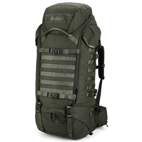 Mardingtop 90L Hiking Internal Frame Backpack with Rain Cover for Camping,Backpacking,Travelling,Hunting,Army Rucksack