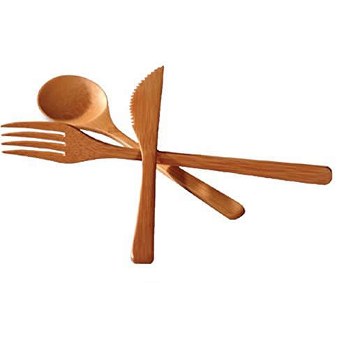 JapanBargain Bamboo Utensil Set (3PC)