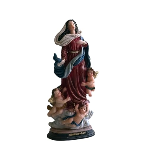 Estatua Virgen Inmaculada Concepción 20 cm Resina