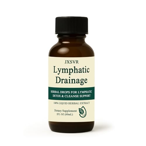 Lymphatic Drainage Drops, Lymphatic Drainage Massager& Supplements, 2 Fl. Oz-Herbal Blend-Lymph System Support, Lymphatic Drainage, Immune System & Detox