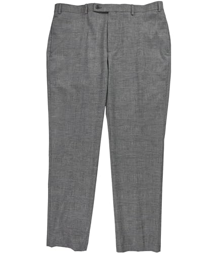 Calvin Klein Men's Slim-Fit Performance Dress Pants (Black/White, 32Wx32L)