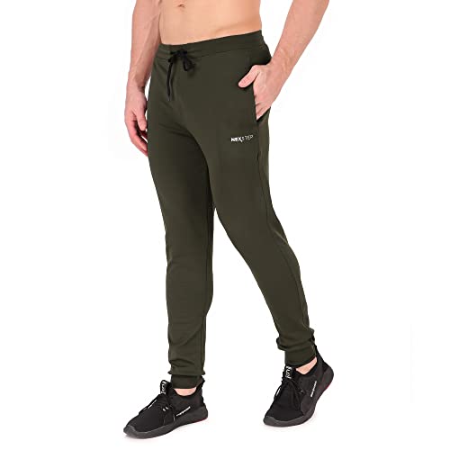 Image of NEXSTEP Men's Regular Fit Track Pants with Zipper Pockets